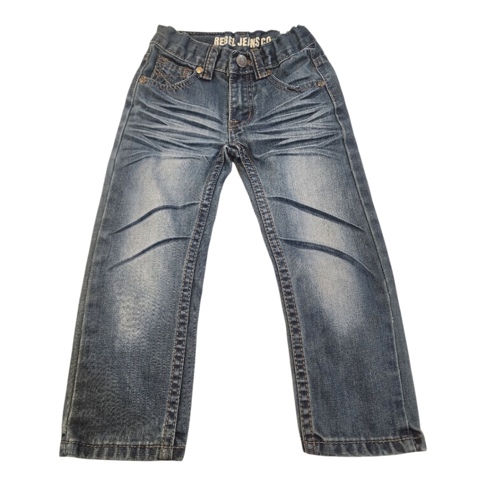 Rebel Jeans Co Blue Denim Jeans Size 3T